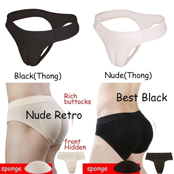 Naked fem hid nudity under the black lingerie
